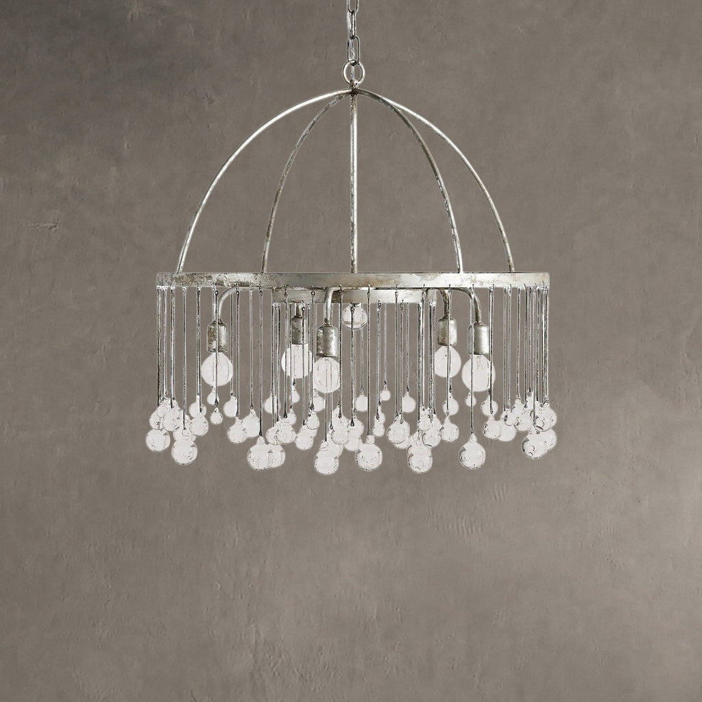 Aurelle Crystal Ball Round Chandelier 5 Light / 8 Light