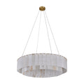 Alabaster Round Chandelier