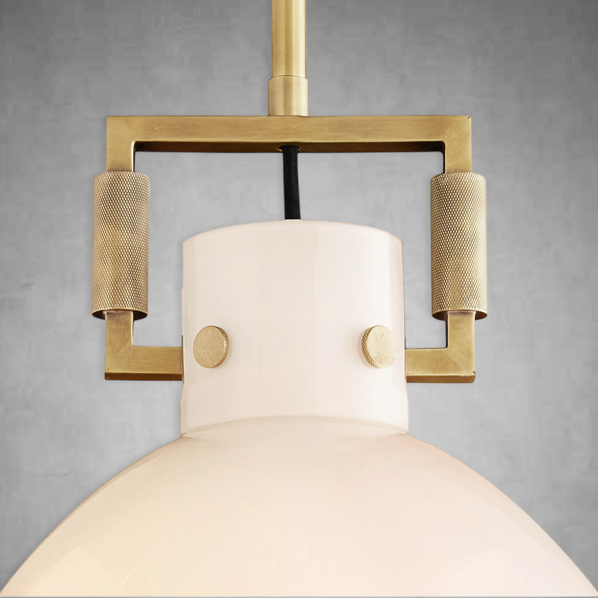 Machine Milk Glass Cloche Pendant 10''14''18''