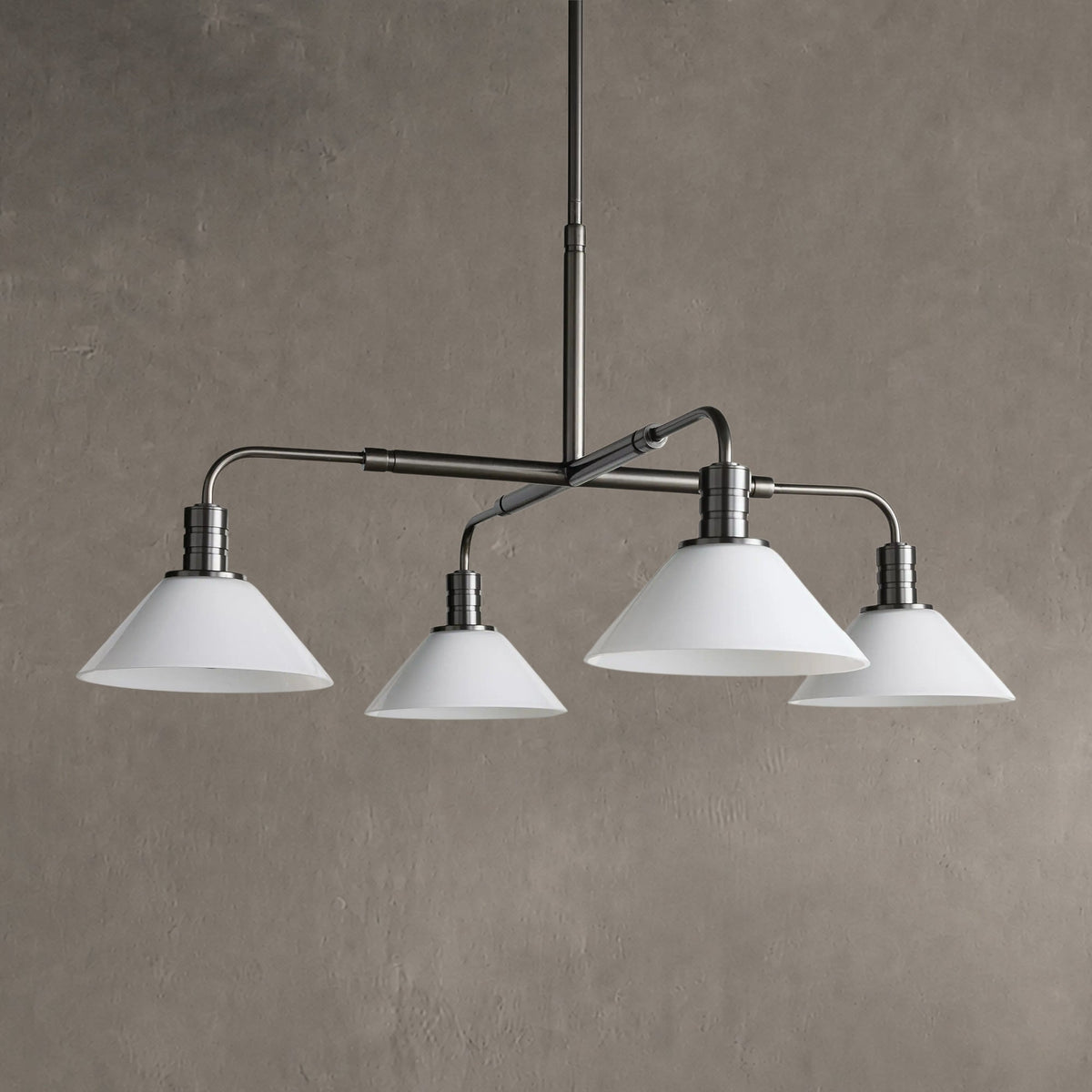 Torvane Glass Round Chandelier 30'' 52''