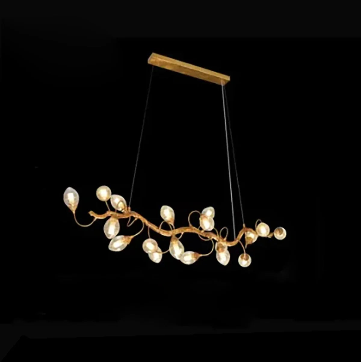 Glass Egg Art Clear Bubble Chandelier for Dining Room/Kitchen Island/Living Room