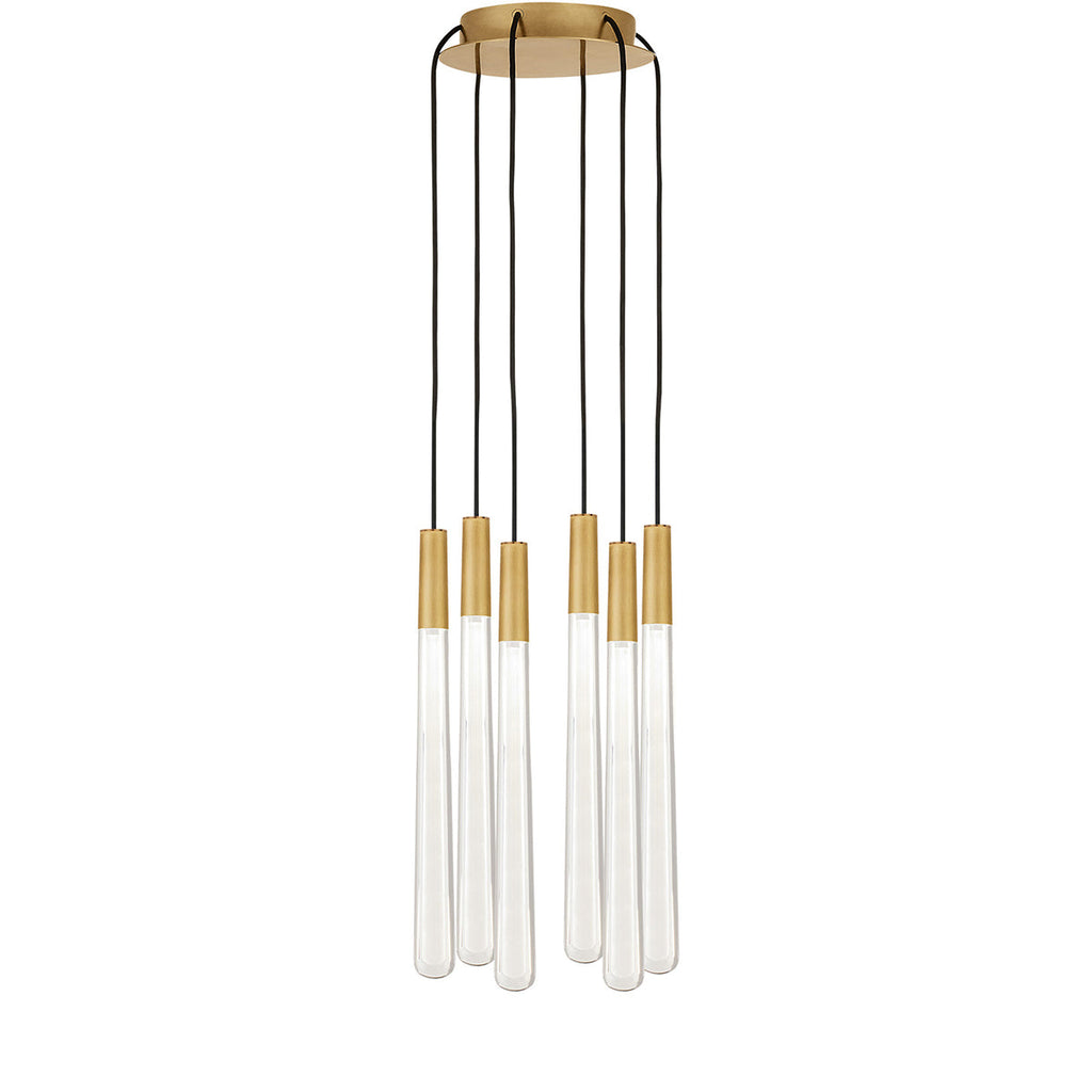 Pyramid Round Crystal Chandelier