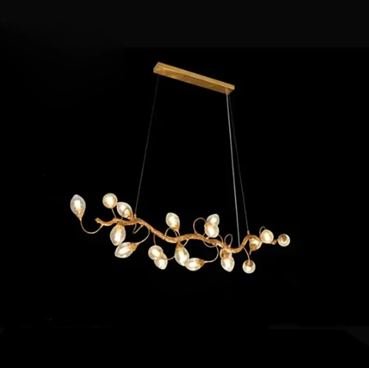Glass Egg Art Clear Bubble Chandelier for Dining Room/Kitchen Island/Living Room