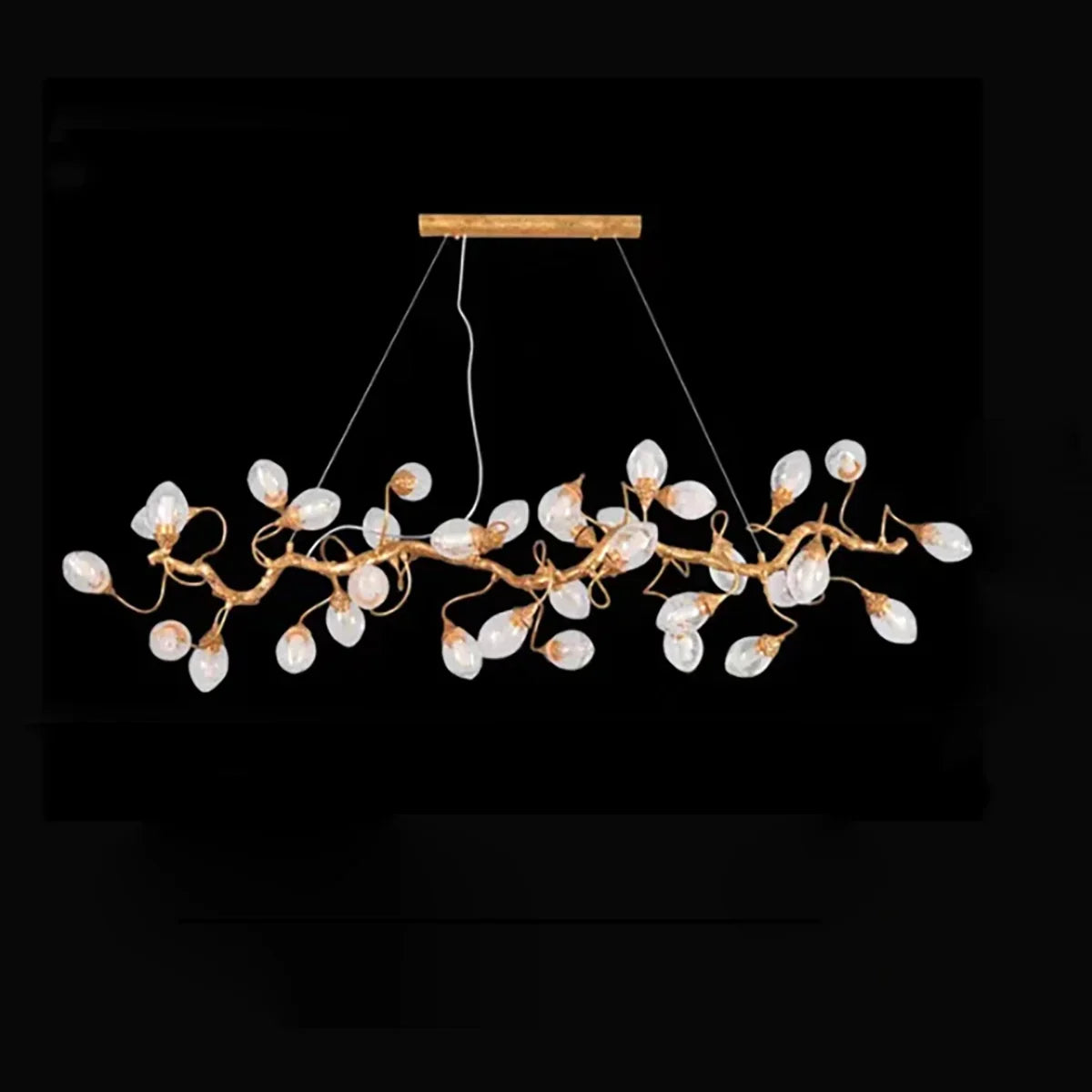 Glass Egg Art Clear Bubble Chandelier for Dining Room/Kitchen Island/Living Room