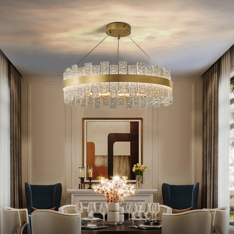 Post Modern Round Chandelier