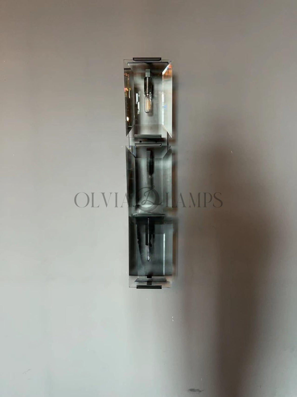Harlew Crystal Triple Wall Lamp