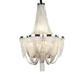 Designer Models Oversized Aluminium Long Tassel Pendant Chendelier for Large Living Room/Staircase/Villa