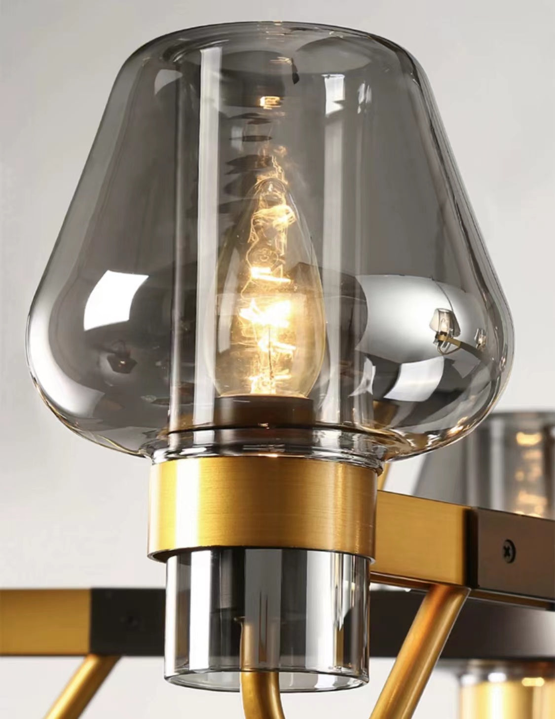 Brass,post-modern,industrial style, bulb, light luxury, 6 heads, glass, 8 heads,chandeliers, branch, pendants, Calmoxve, living room. bedroom, dining room, light,