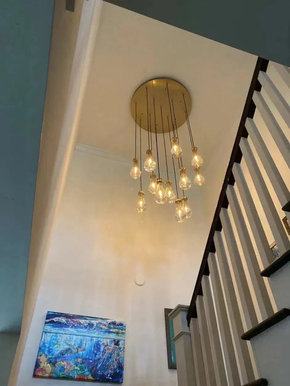 Raindrop Round Chandelier 18"
