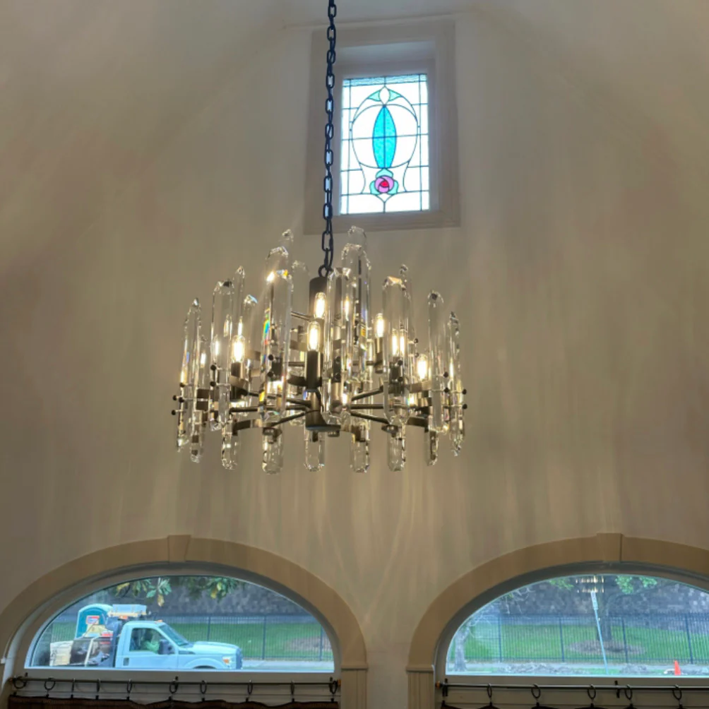 Bonington Crystal Round Chandelier 24"36''48''