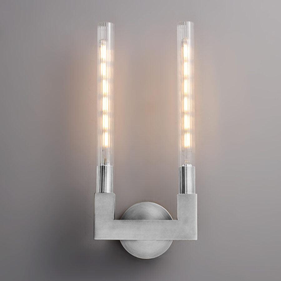 Cannel Double Wall Sconce 18"H