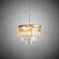 1920s Odaon Art Deco Round Chandelier 20"32''44''