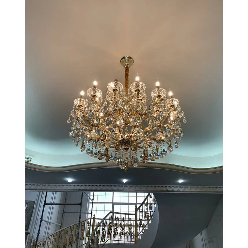 Allumage Extra Wide Classic Crystal Chandelier