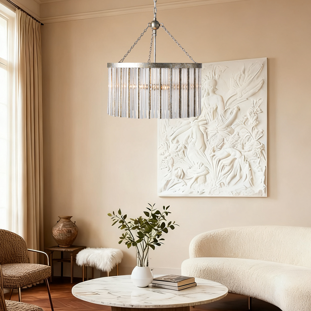 Alandra Round Chandelier 24"35"