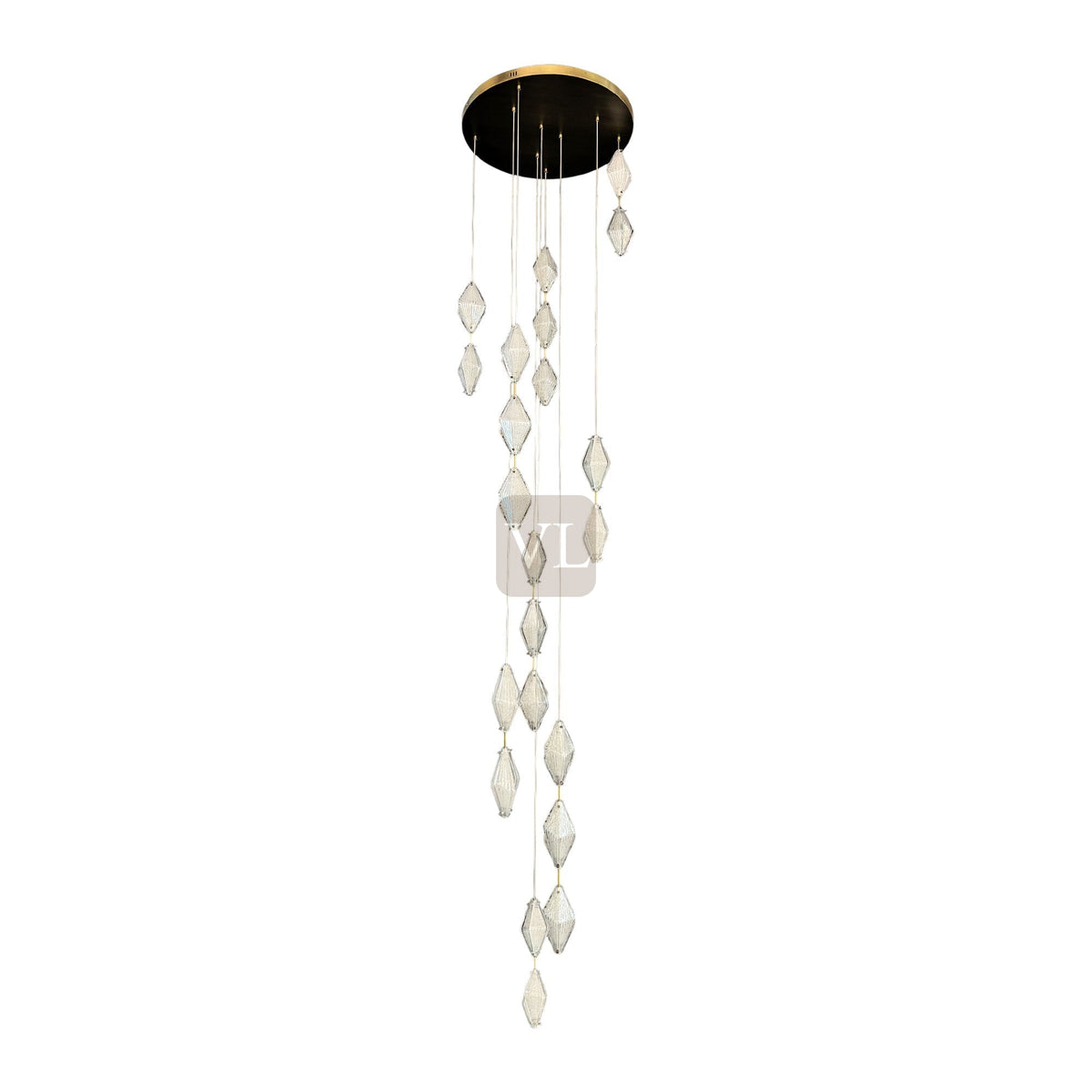 Glass Art Chandelier