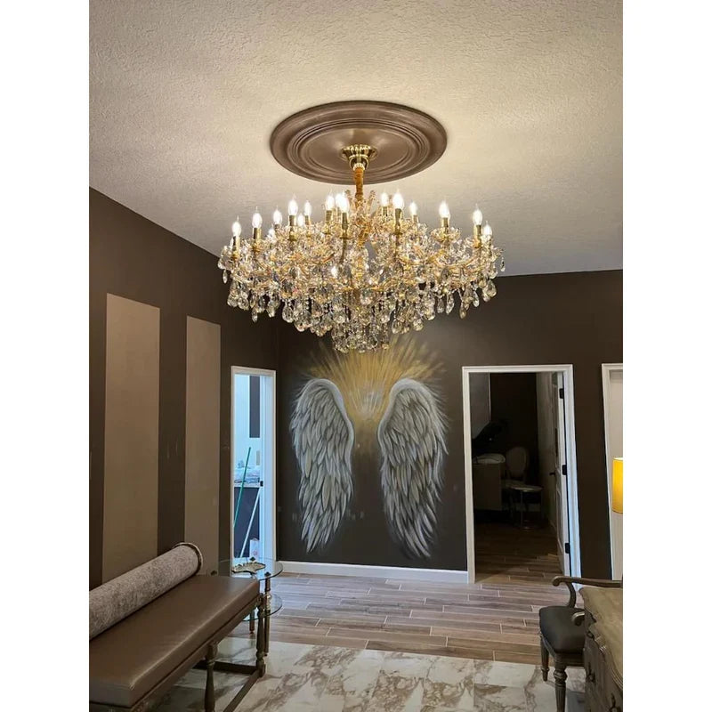 Allumage Extra Wide Classic Crystal Chandelier