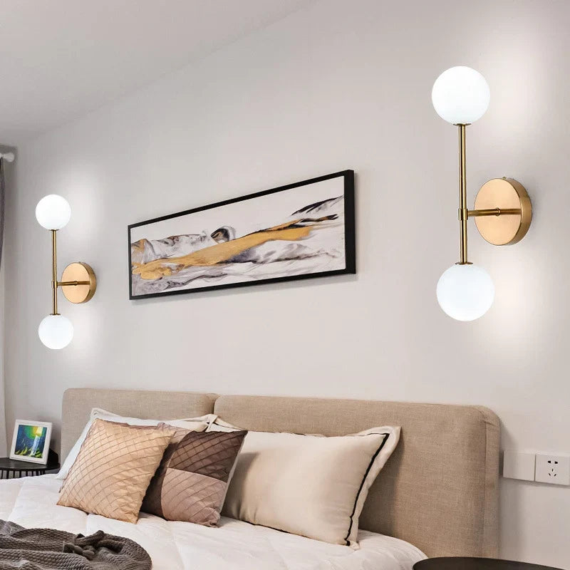 Marlbeau Alabaster Double Wall Sconce