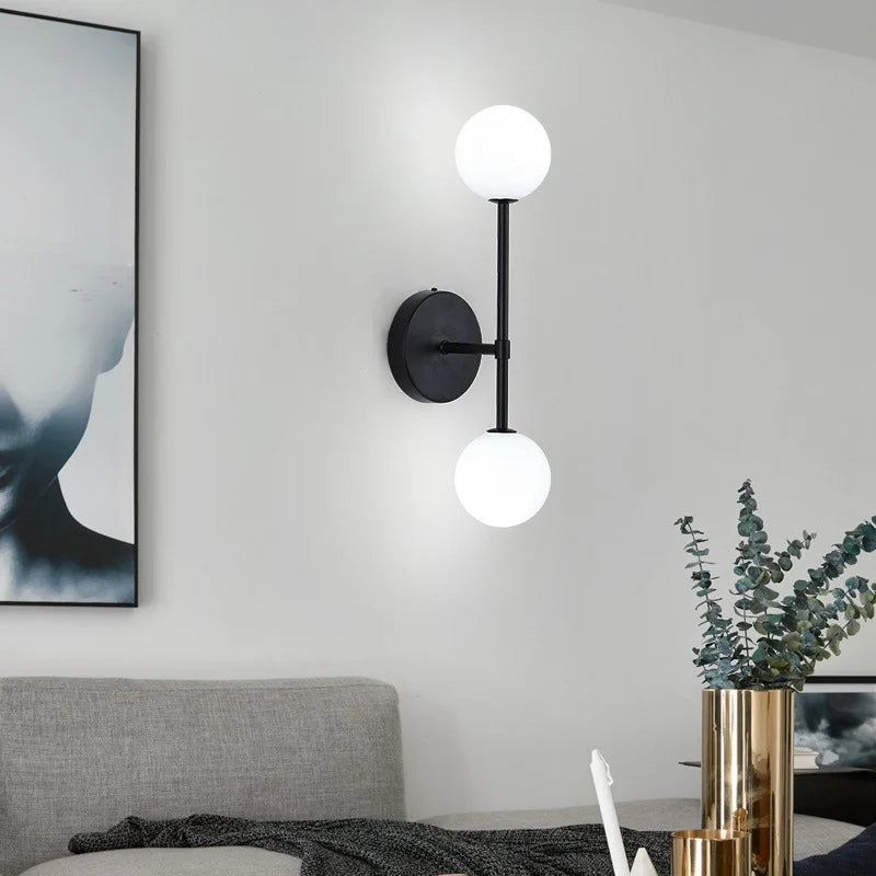Marlbeau Alabaster Double Wall Sconce