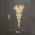 Luxury Spring 2 Story Foyer Branch Chandelier