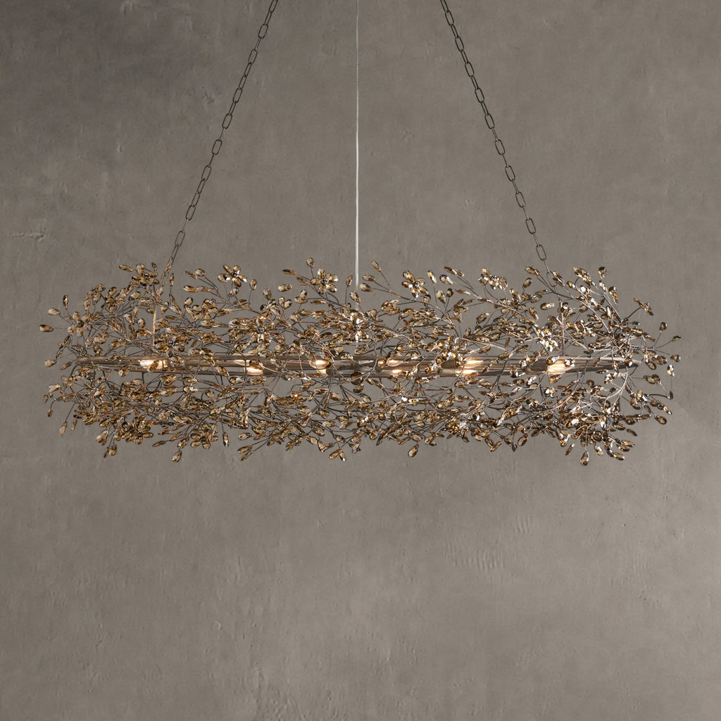 Roselle Oval Chandelier 62''74''