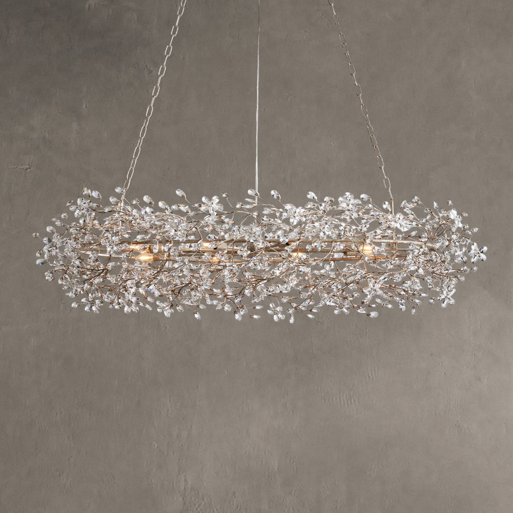 Roselle Oval Chandelier 62''74''