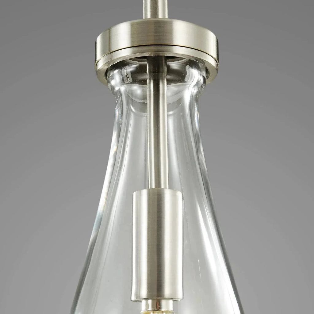 Raindrop Round Chandelier 5 Lights 14"D