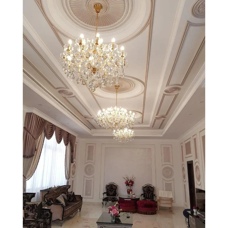 Allumage Extra Wide Classic Crystal Chandelier