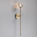 Bille De Crystal Grand Wall Sconce 28"H
