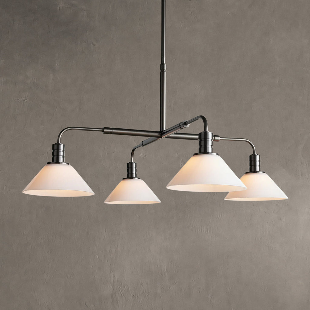 Torvane Glass Round Chandelier 30'' 52''