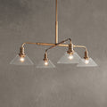 Torvane Glass Round Chandelier 30'' 52''