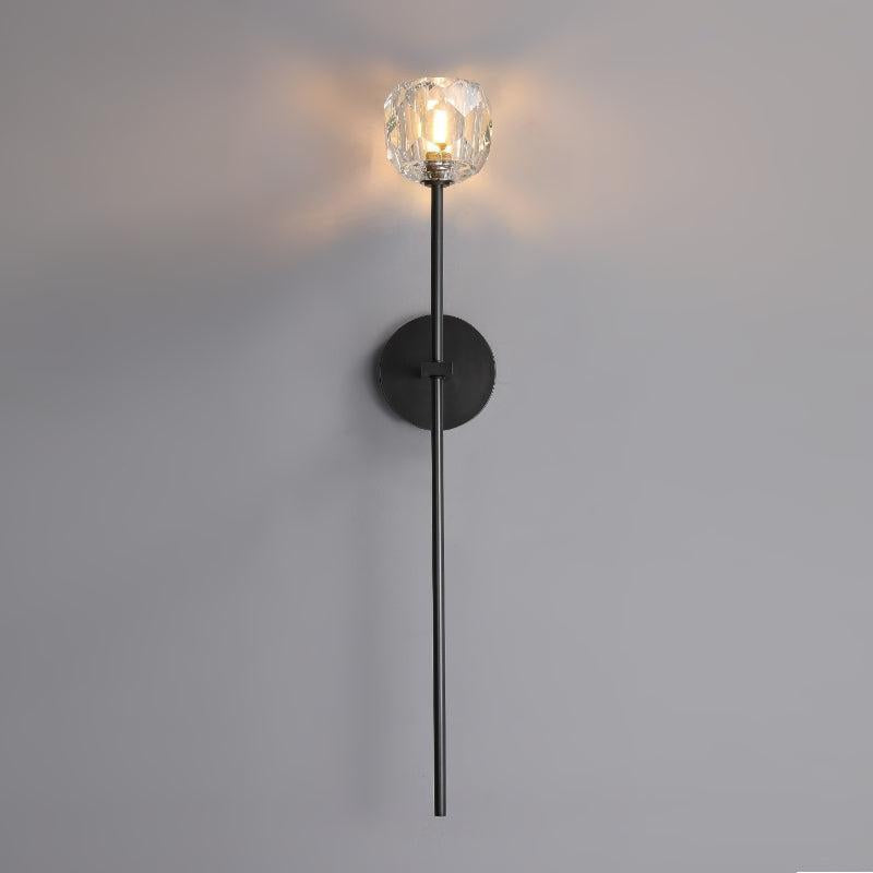 Bille De Crystal Grand Wall Sconce 28"H