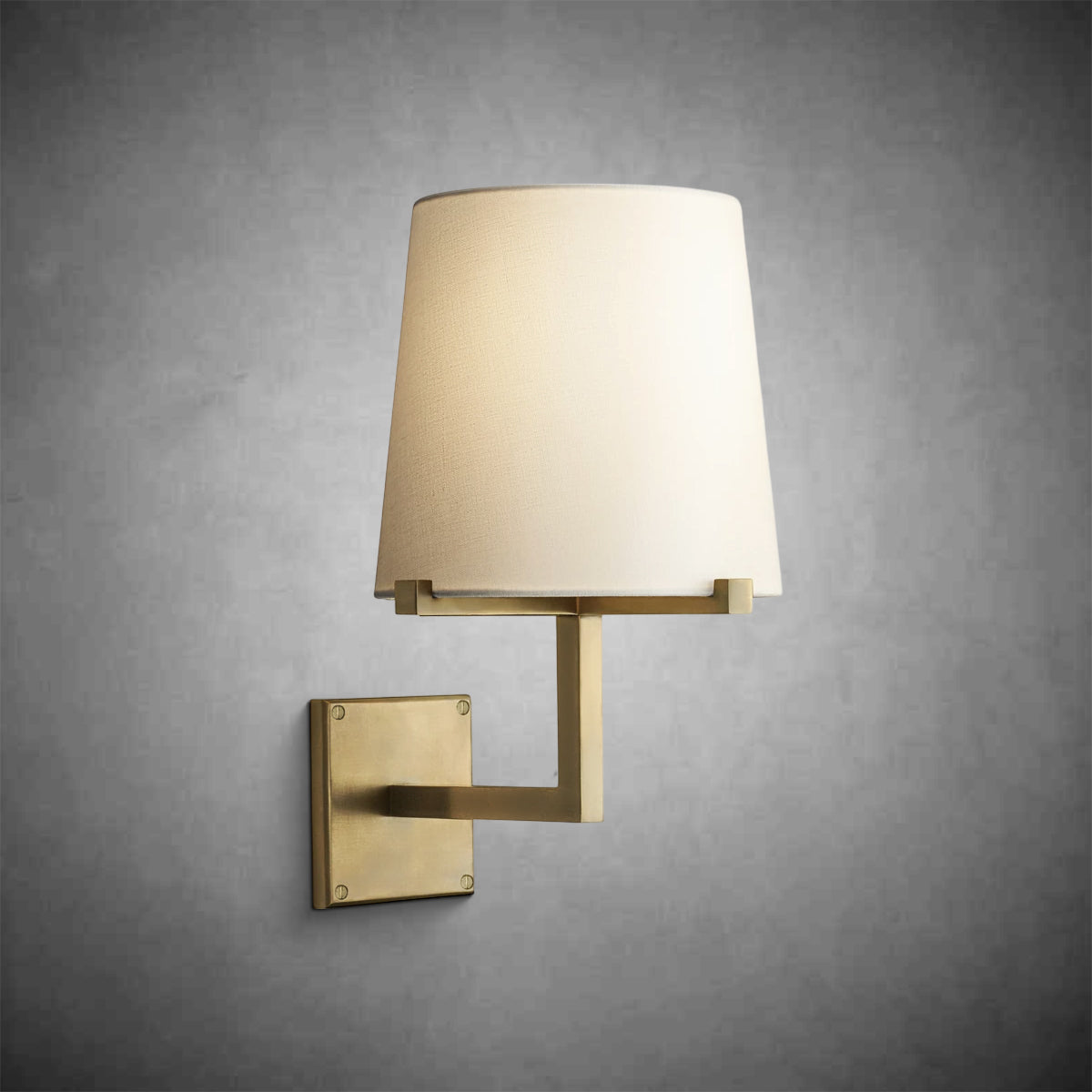 Paricia Fabric Shade Grand Sconce