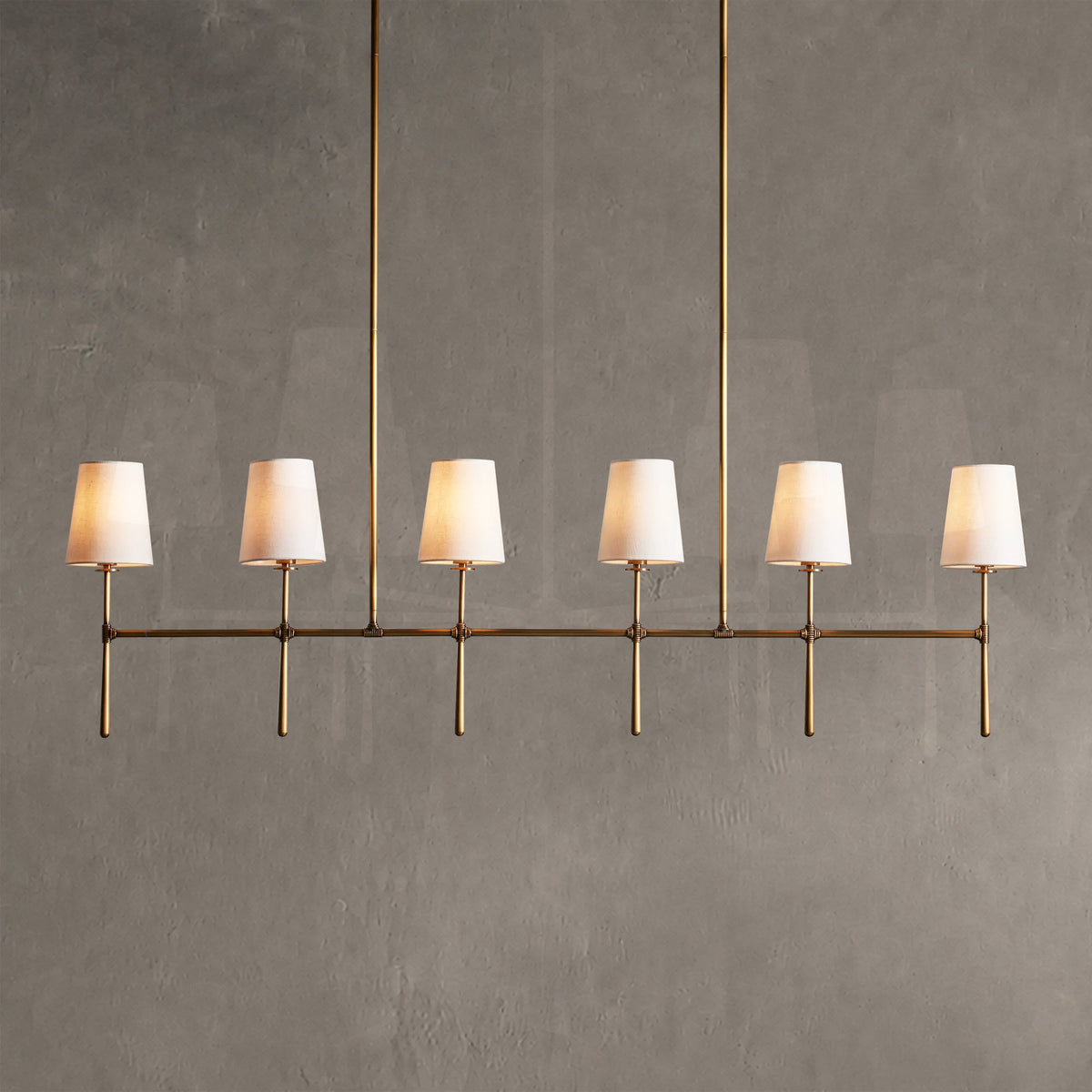 Rhovane Linear Chandelier 5 Light / 6 Light