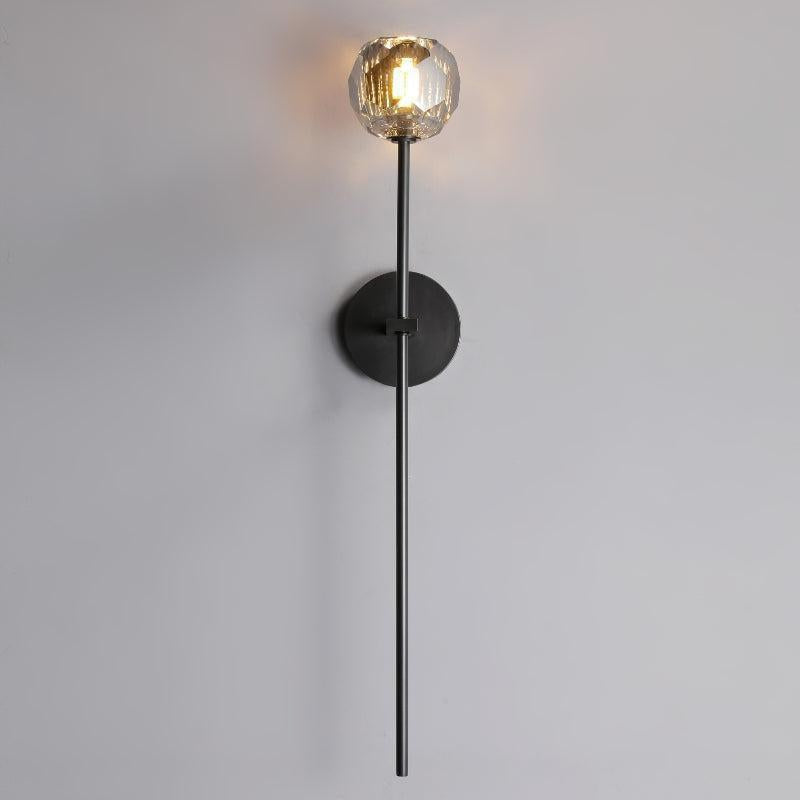Bille De Crystal Grand Wall Sconce 28"H