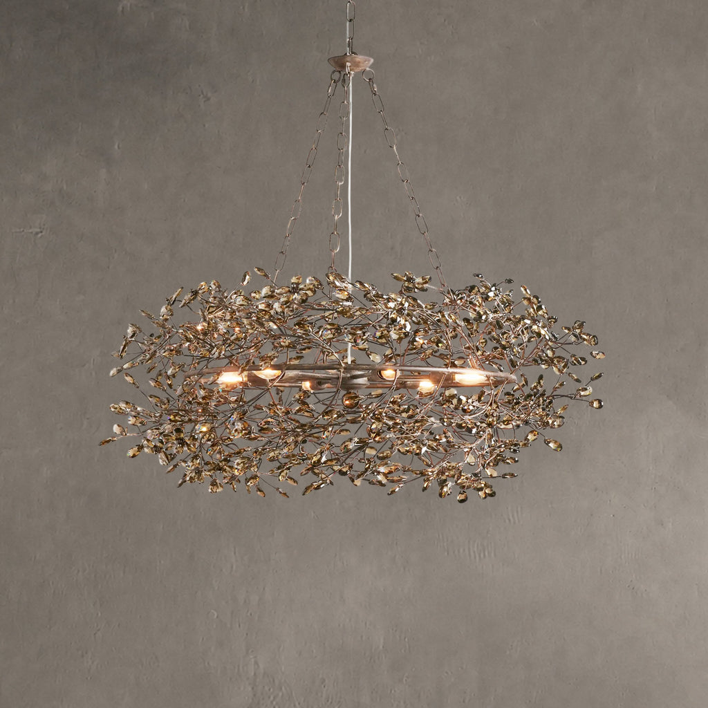 Roselle Crown Chandelier 39" 48" 60"