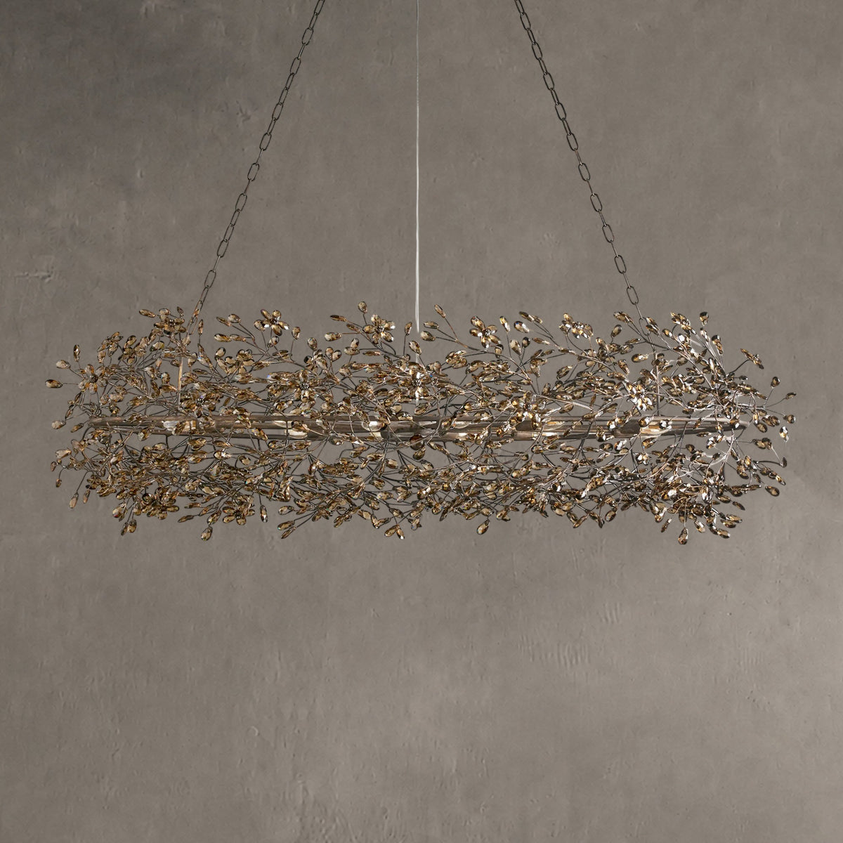 Roselle Oval Chandelier 62''74''
