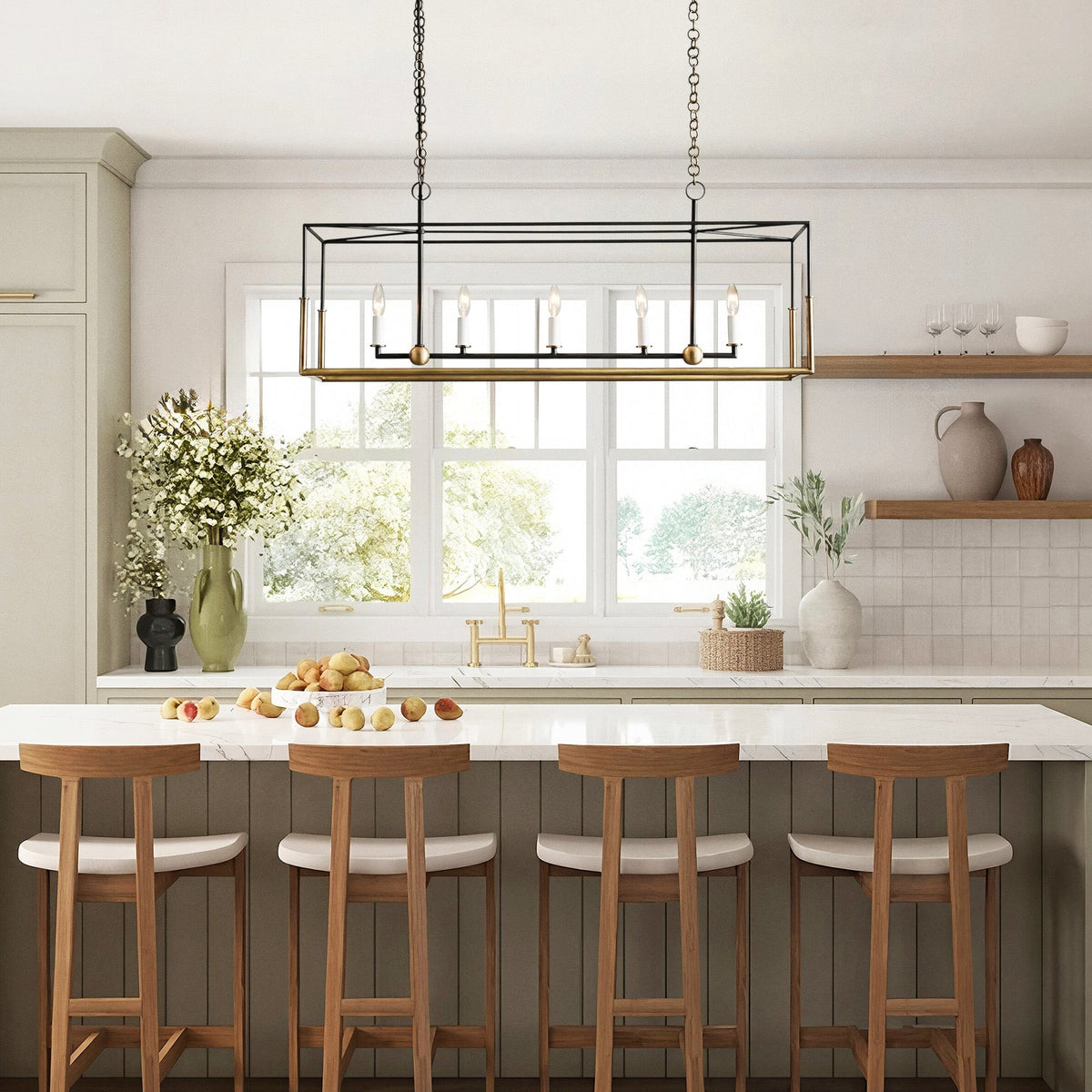 Holvane 5-Light Linear Chandelier