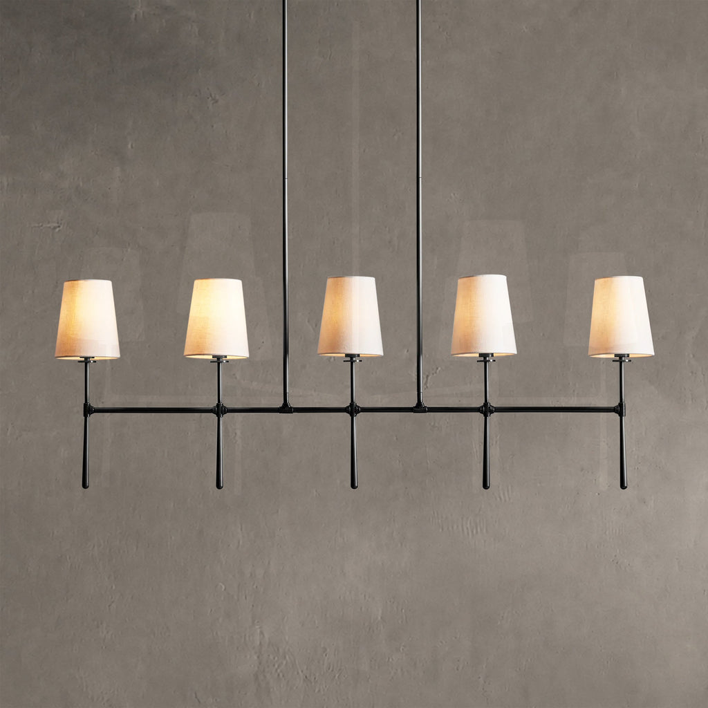 Rhovane Linear Chandelier 5 Light / 6 Light