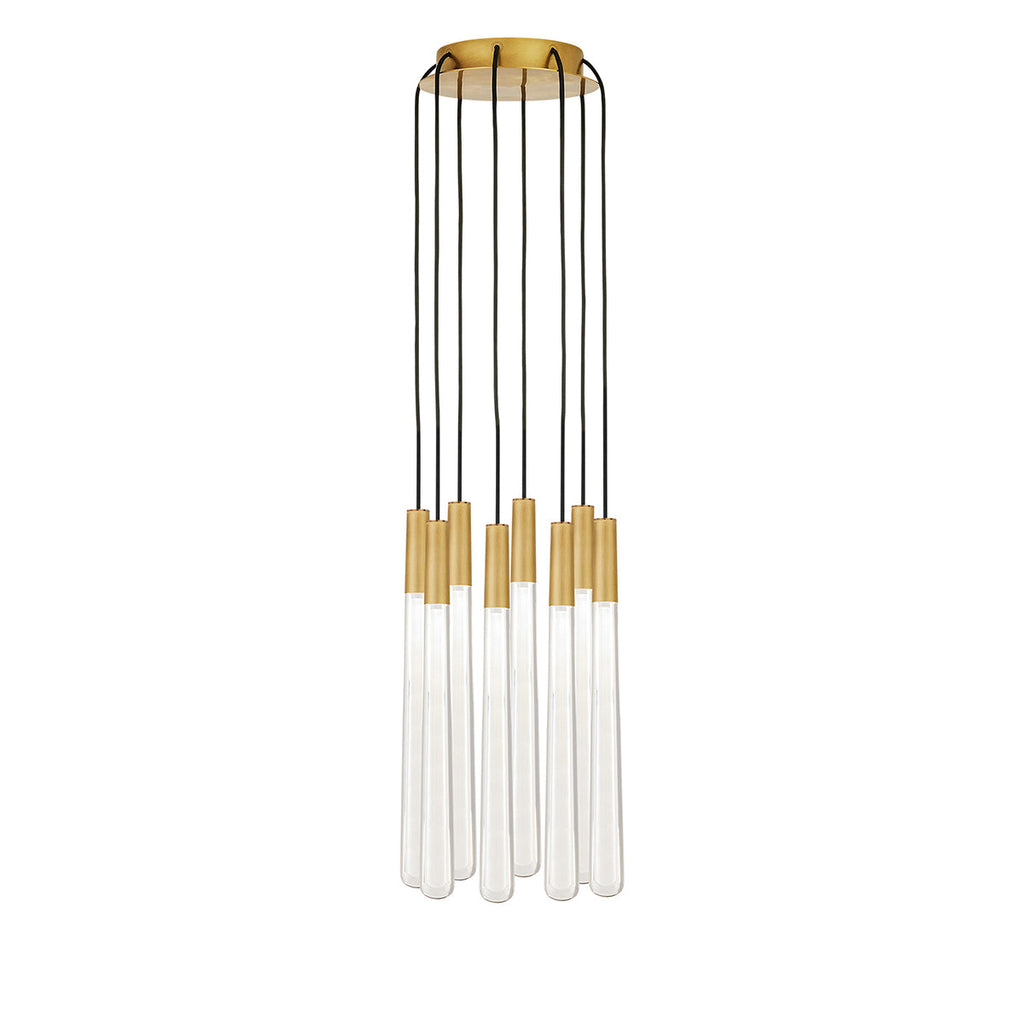 Pyramid Round Crystal Chandelier