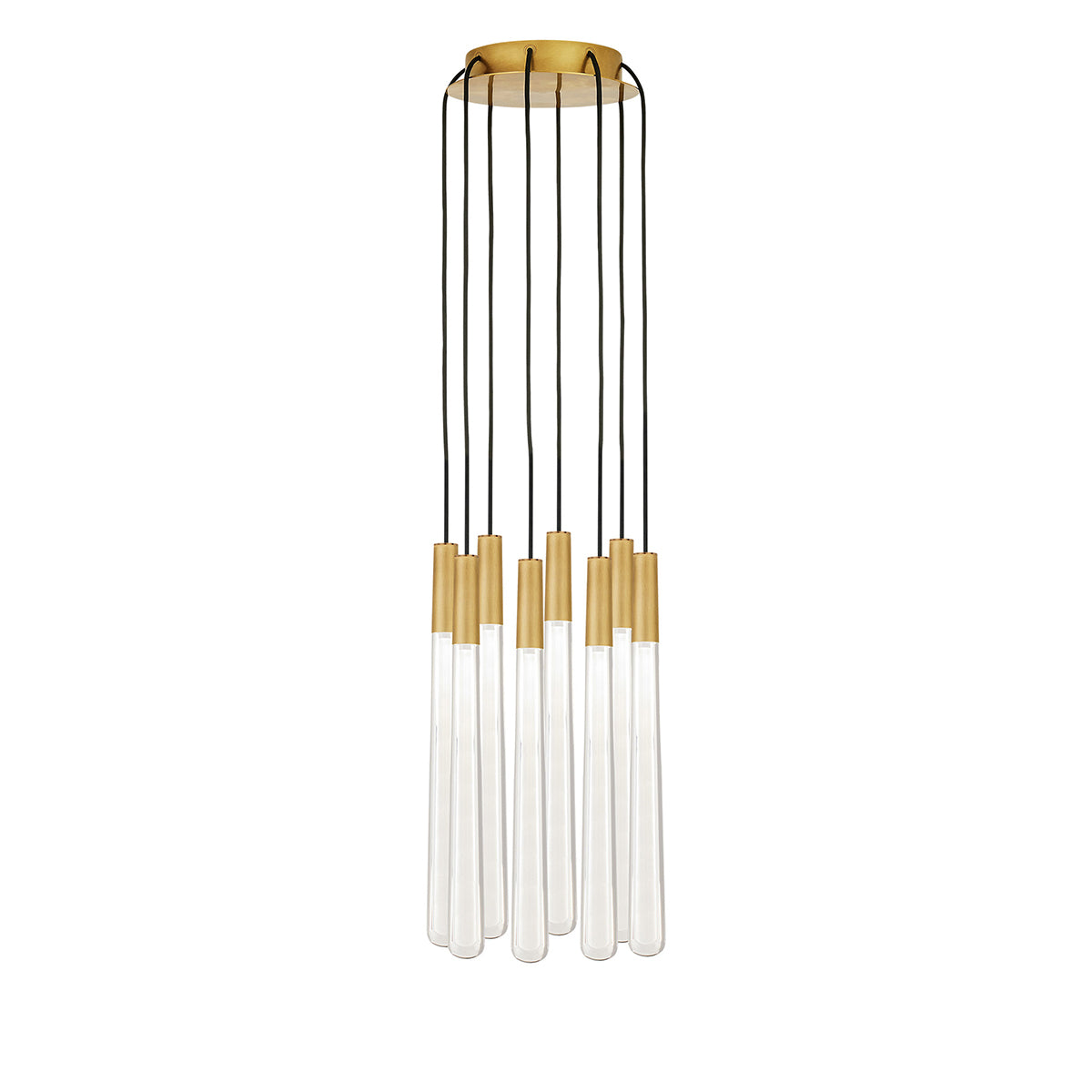 Pyramid Round Crystal Chandelier