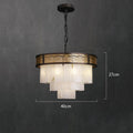 Marble Alabaster Lorry Multi-layer Classic Chandelier