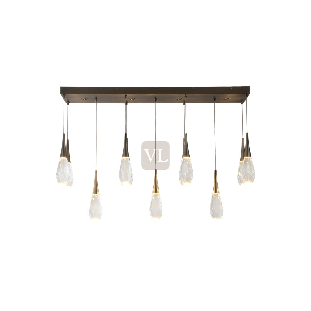 Crystal Drop LED Pendant Light