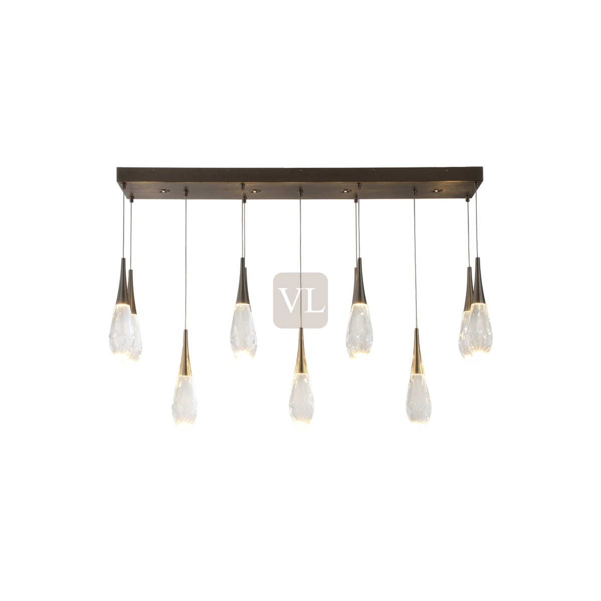 Crystal Drop LED Pendant Light