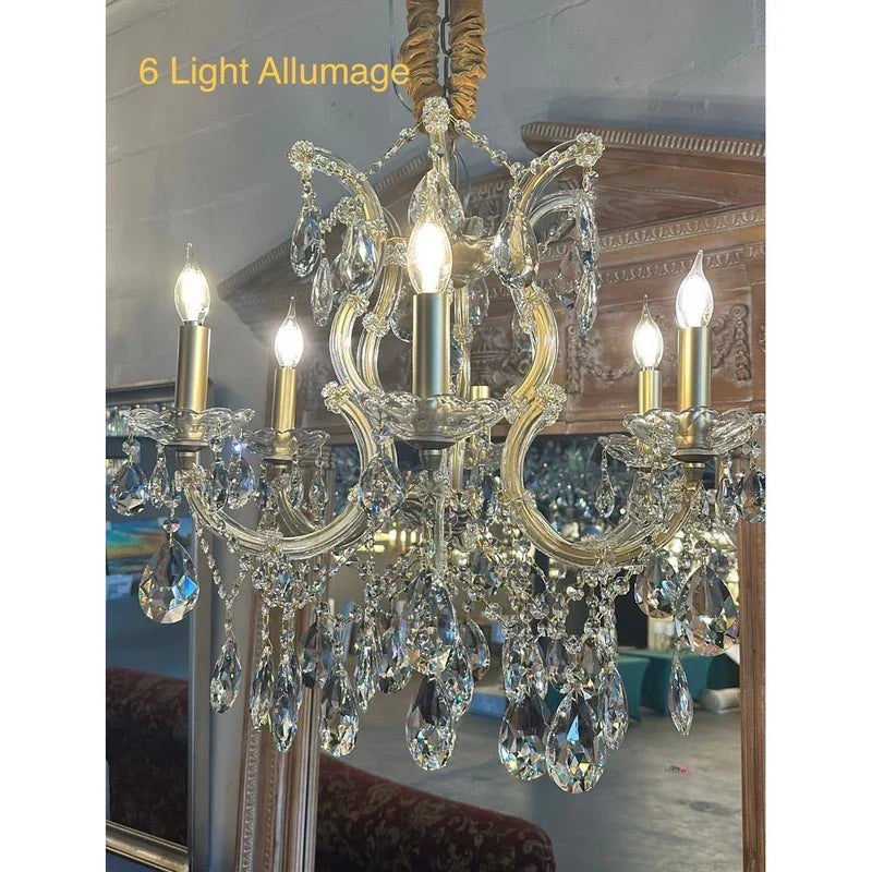 Allumage Extra Wide Classic Crystal Chandelier