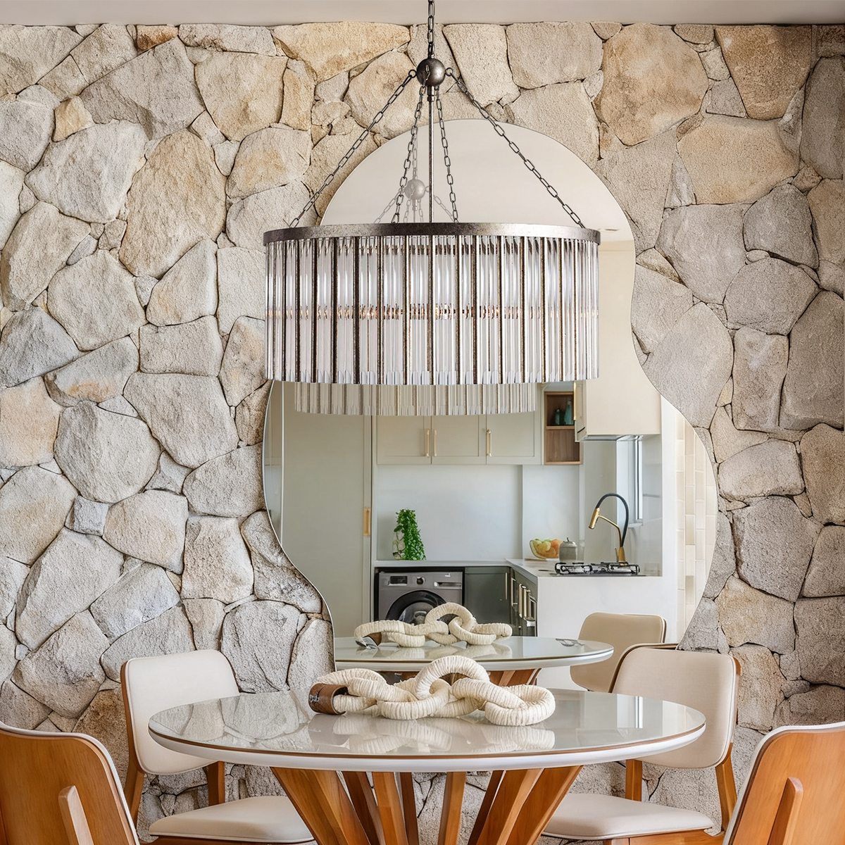 Alandra Round Chandelier 24"35"
