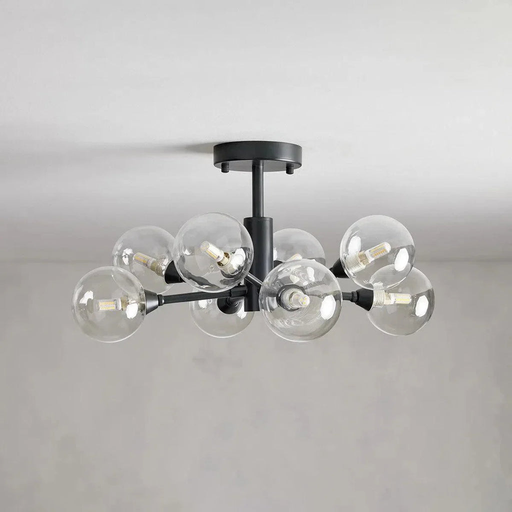 Apollo Modern Glass Ball Flushmount 20''36''47''