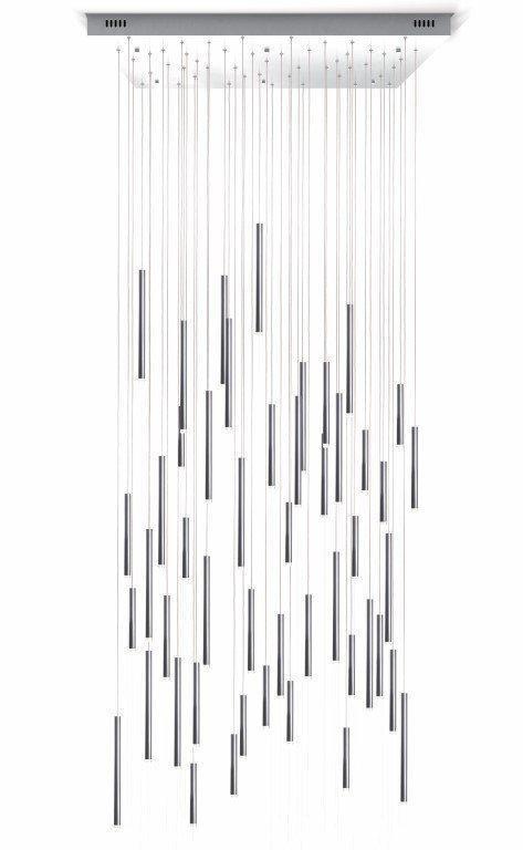 Bellini Square Tubular Pendant Light Chandelier