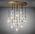 Raindrop Round Chandelier 36"
