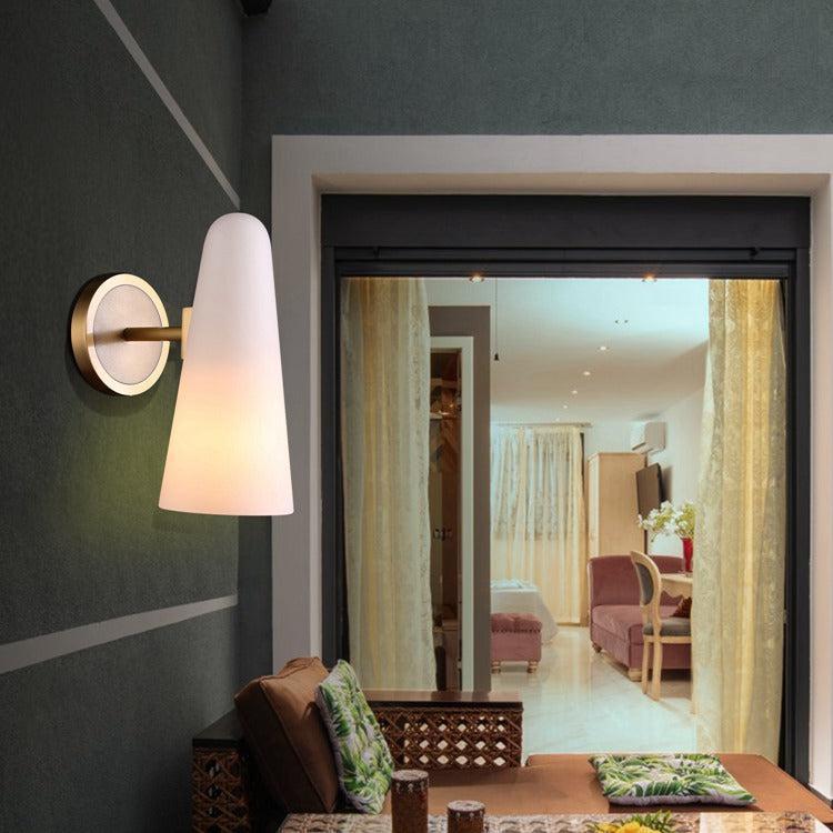 Horn Shape Porcelain Wall Sconce