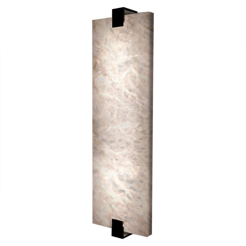 Alabaster Tapered Wall Sconce 20"H - view 2